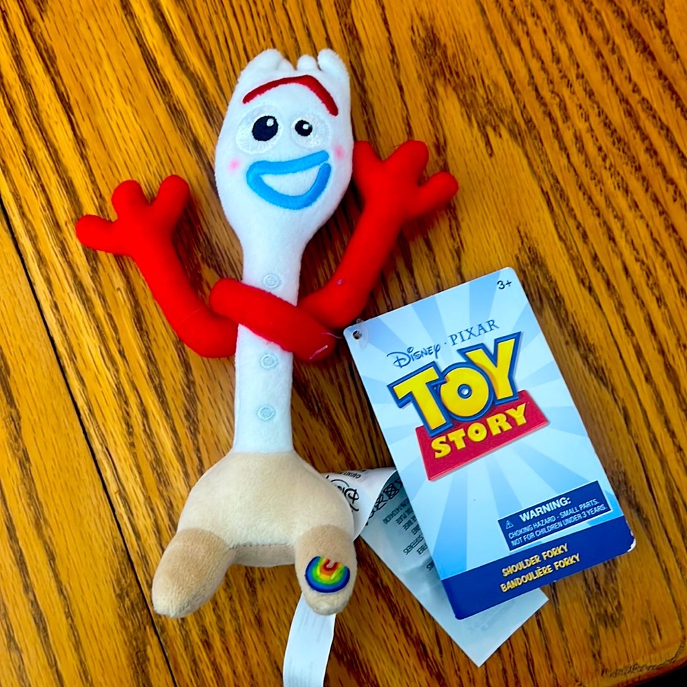 Disney Toy Story Magnetic Shoulder Forky Plush